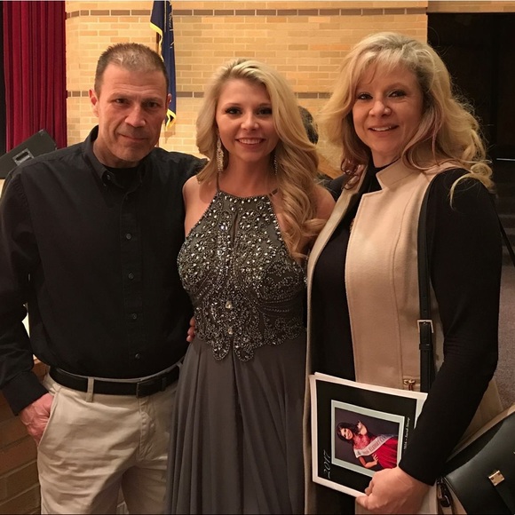 Jovani Flowy Long Prom Dress 92605 - Picture 5 of 5